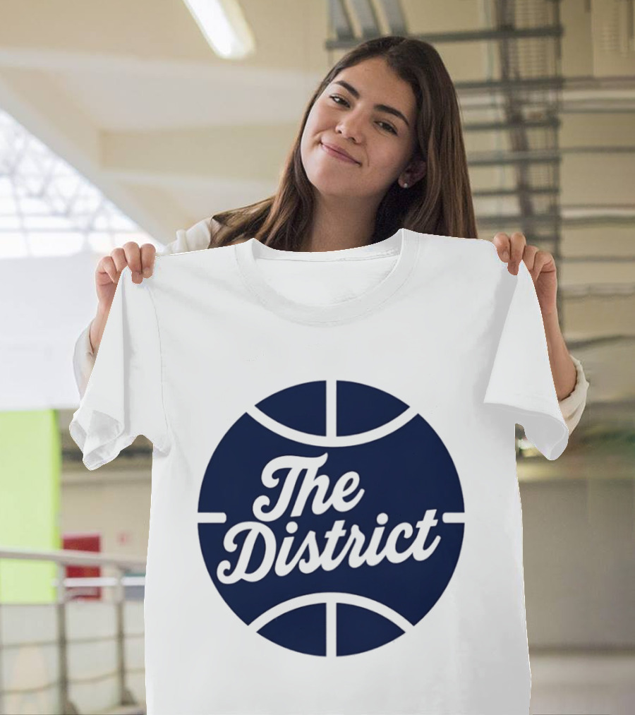 The District Basketball Branding Team Circle T-Shirt