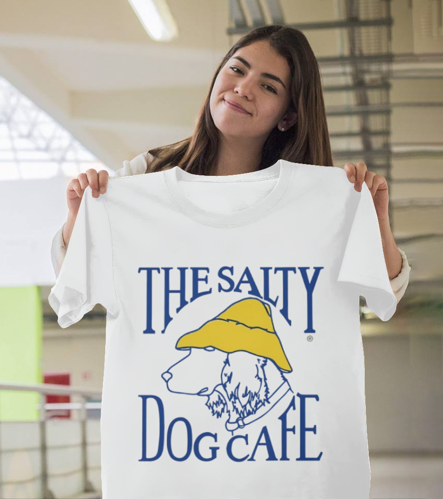 The Salty Dog Cafe Hilton Head Iconic Yellow Hat Logo South Carolina T-Shirt