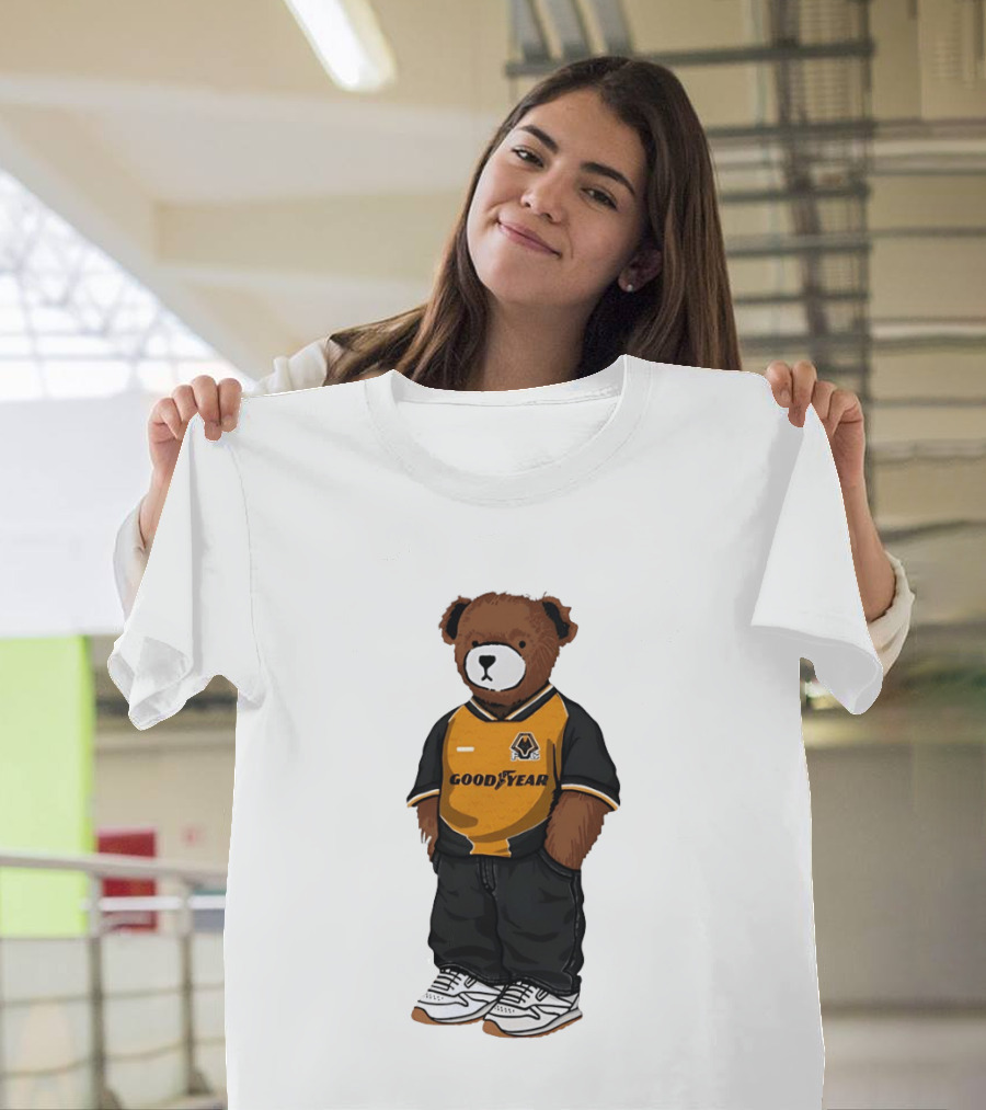 Wolverhampton Wanderers Goodyear Jersey Bear T-Shirt