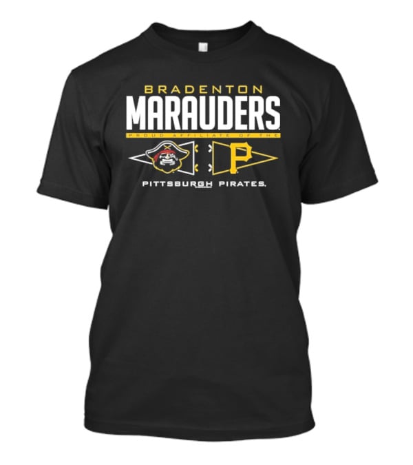 Bradenton Marauders Pittsburgh Pirates Affiliation With Iconic Pirate T-Shirt