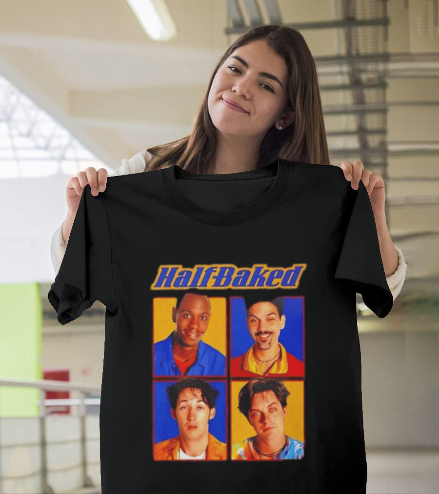 Half Baked Movie Characters Block T-Shirt