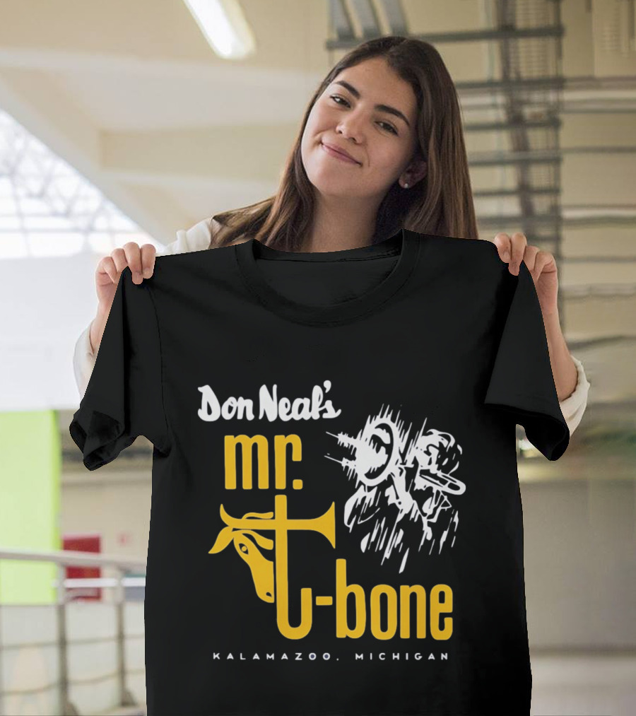 Don Neal's Mr Bone Kalamazoo Michigan Trombone T-Shirt