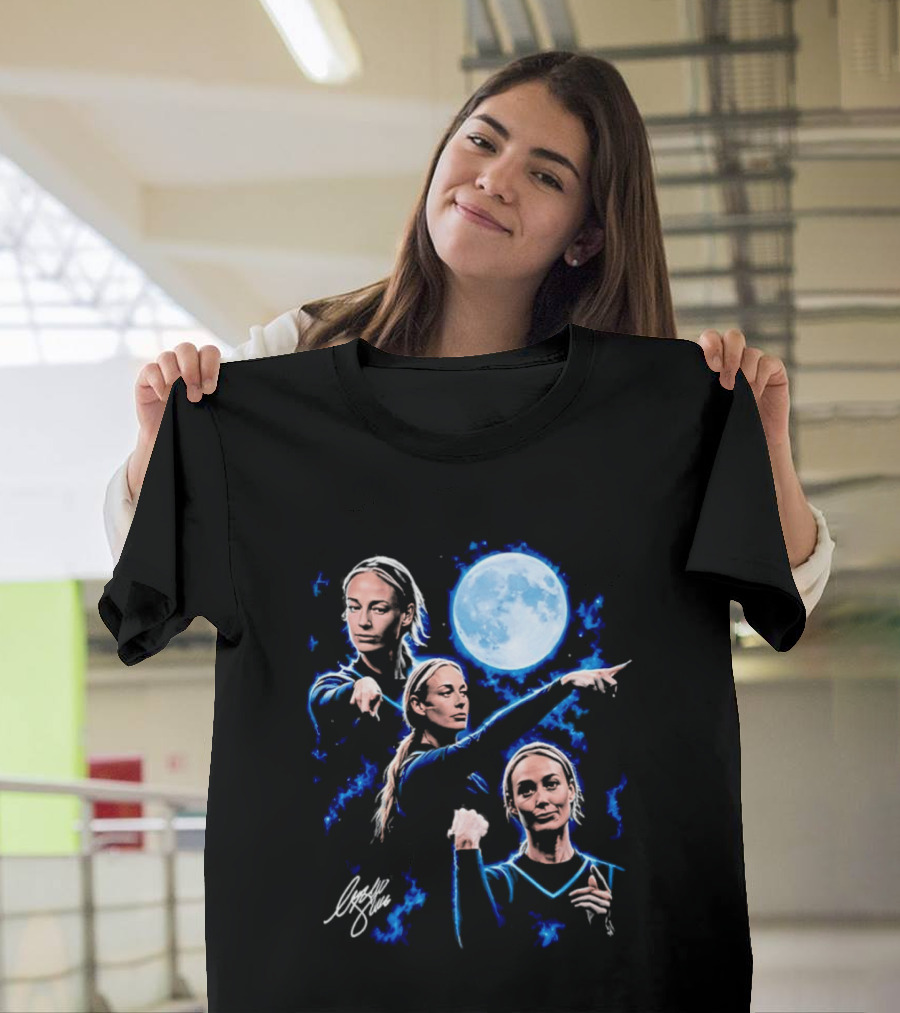 Sophie Cunningham Pointing Wolves Full Moon Iconic Gesture T-Shirt