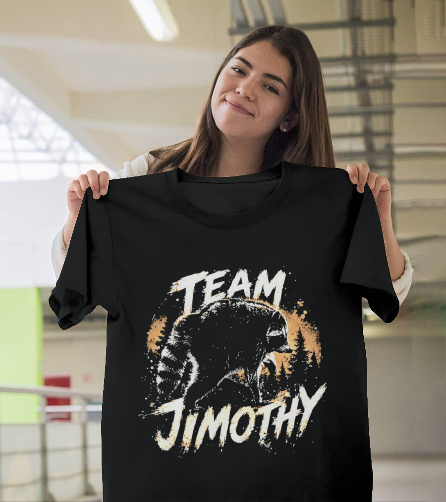 Team Jimothy Distressed Raccoon T-Shirt