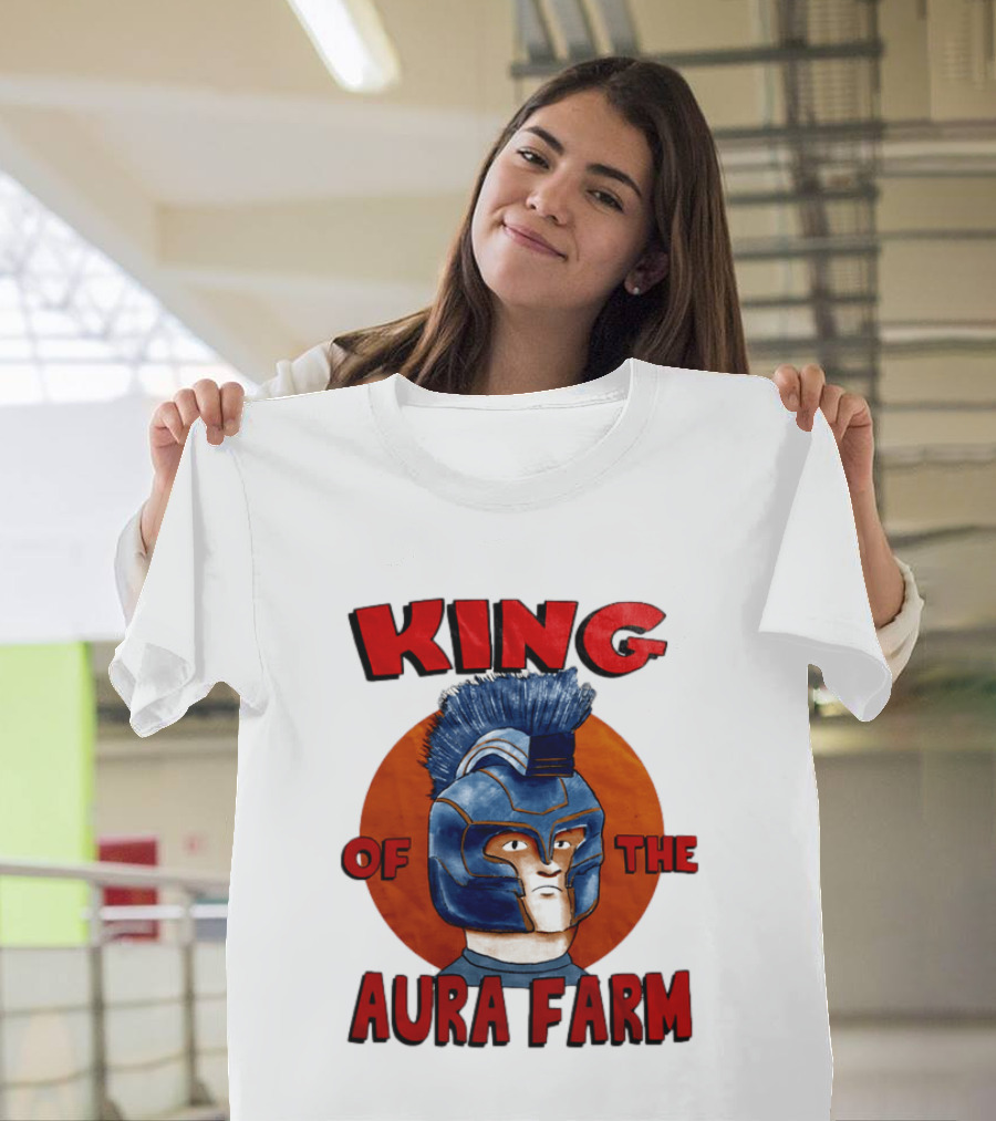 King Of The Aura Farm Hank Hill Helmet Warrior T-Shirt