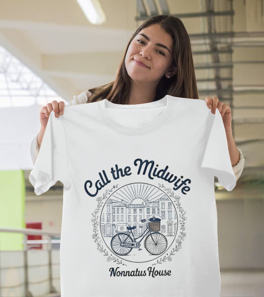 Call The Midwife Nonnatus House Bicycle T-Shirt
