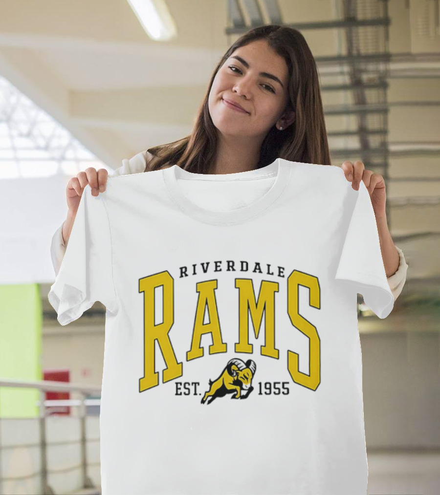 Riverdale Rams Est 1955 Yellow Ram T-Shirt