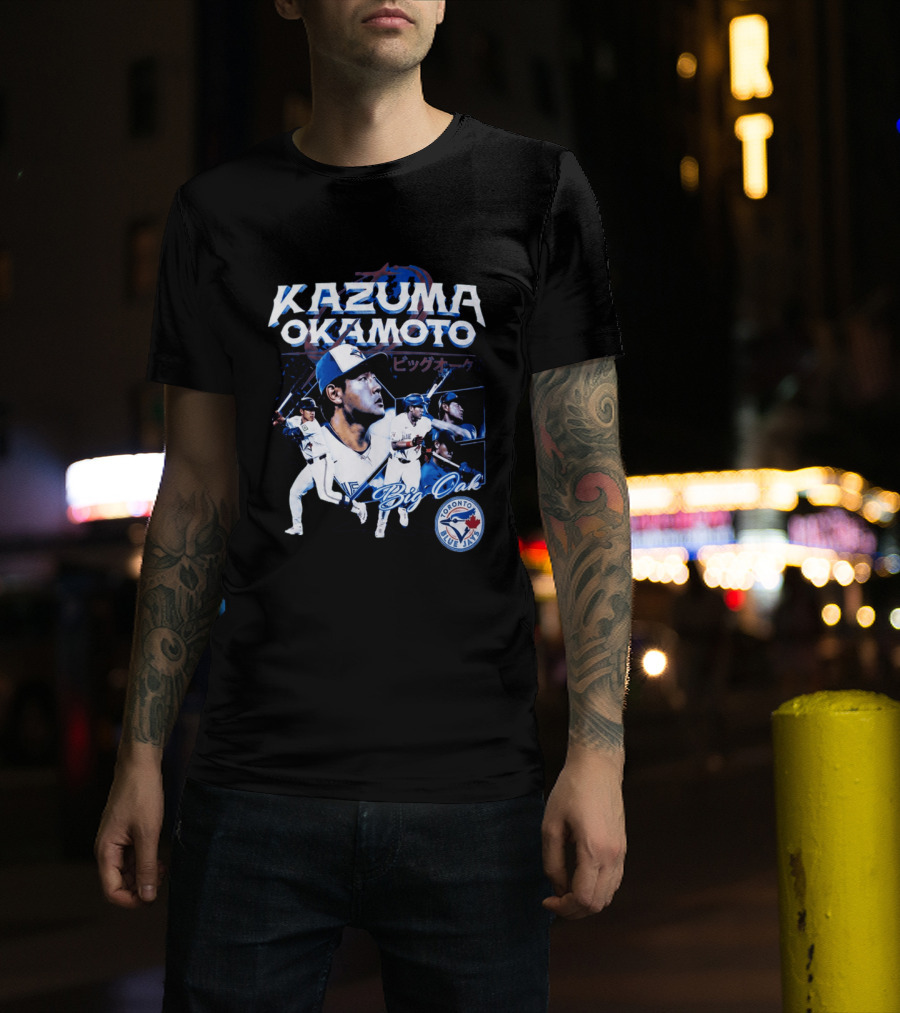Kazuma Okamoto Big Oak Toronto Blue Jays T-Shirt