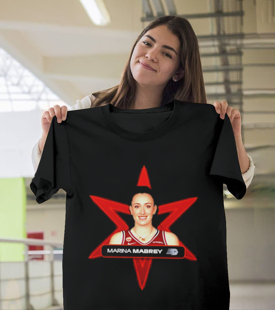 Marina Mabrey Toronto Tempo WNBA All Star 2026 Red Star T-Shirt