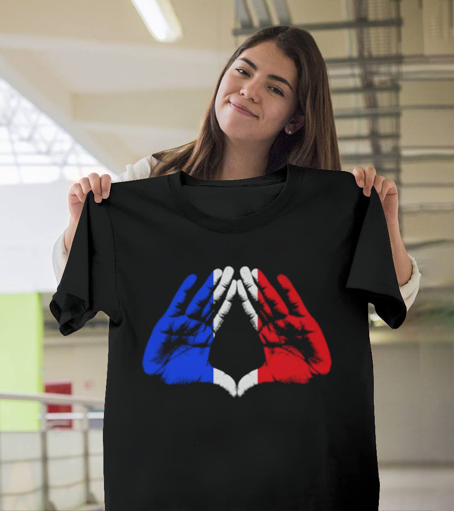 Reasonable Doubt 30th Anniversary Paris Tour French Flag Hands Icon J Z30 T-Shirt