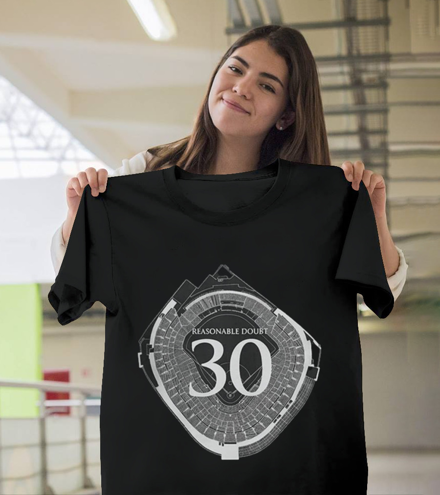 Reasonable Doubt 30 Stadium Concert Tour Commemorative T-Shirt