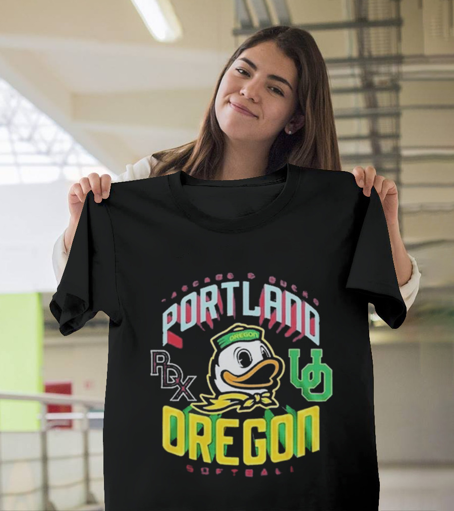 Portland PDX Cascade Ducks Oregon Softball 2026 T-Shirt