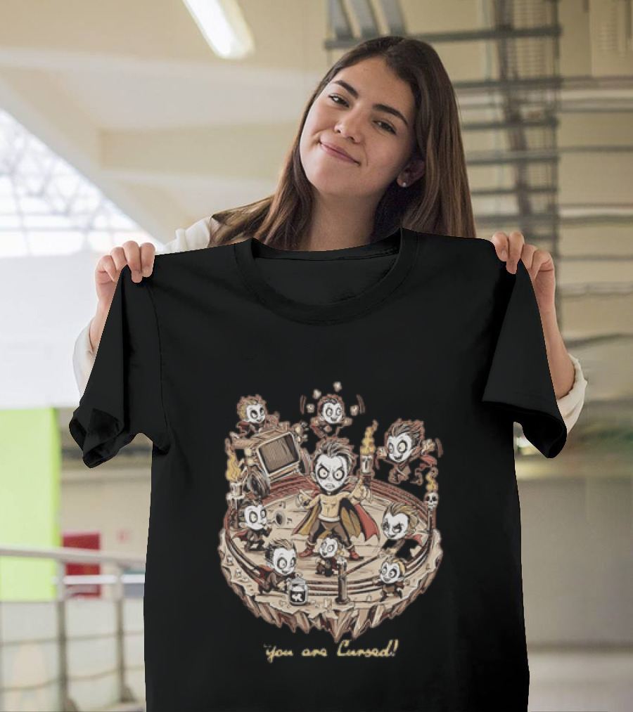 Vampire Ring Leader Performers You Are Cursed Ensemble With Miniature Creatures T-Shirt