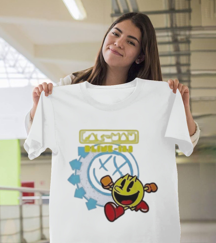 Pac Man Blink 182 Band Crossover Collaborative T-Shirt