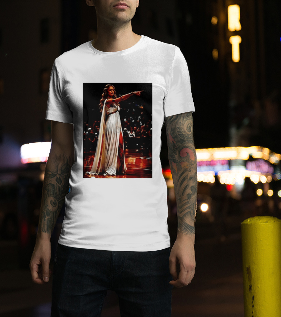Sophia Cunningham WNBA Goddess Pointing Her Finger Basketball Victory Empowerment T-Shirt