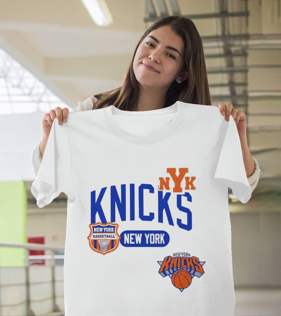Stephon Marbury Pro Standard New York Knicks NBA Letterman NYK T-Shirt