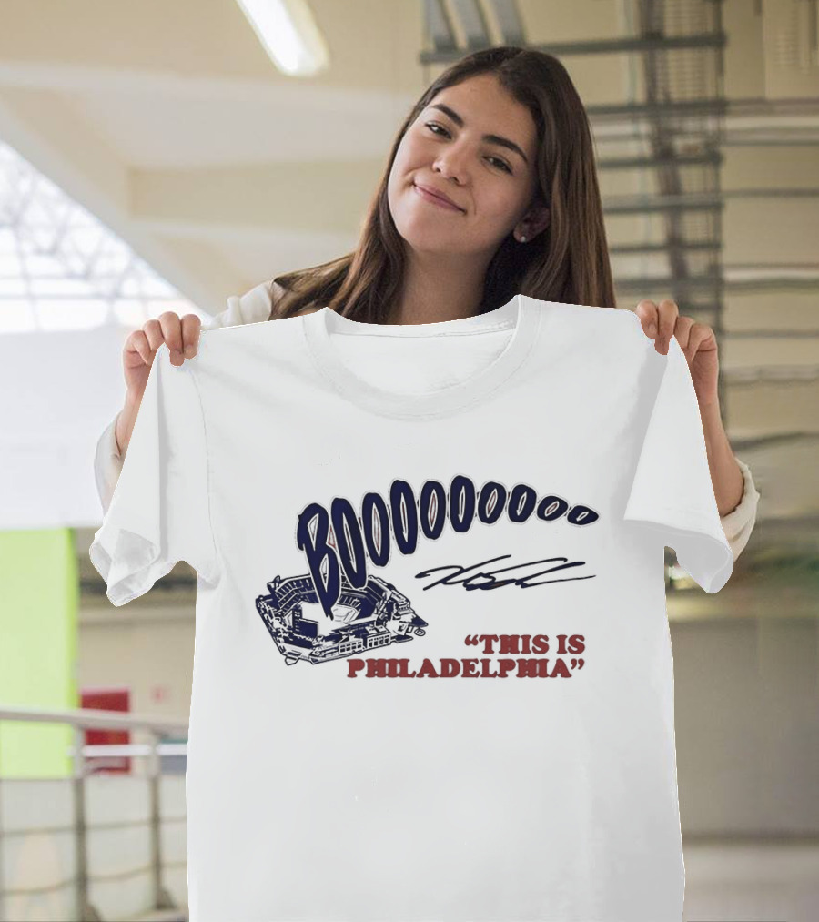 BOOOO This Is Philadelphia Kyle Schwarber Philadelphia Phillies Baseball T-Shirt