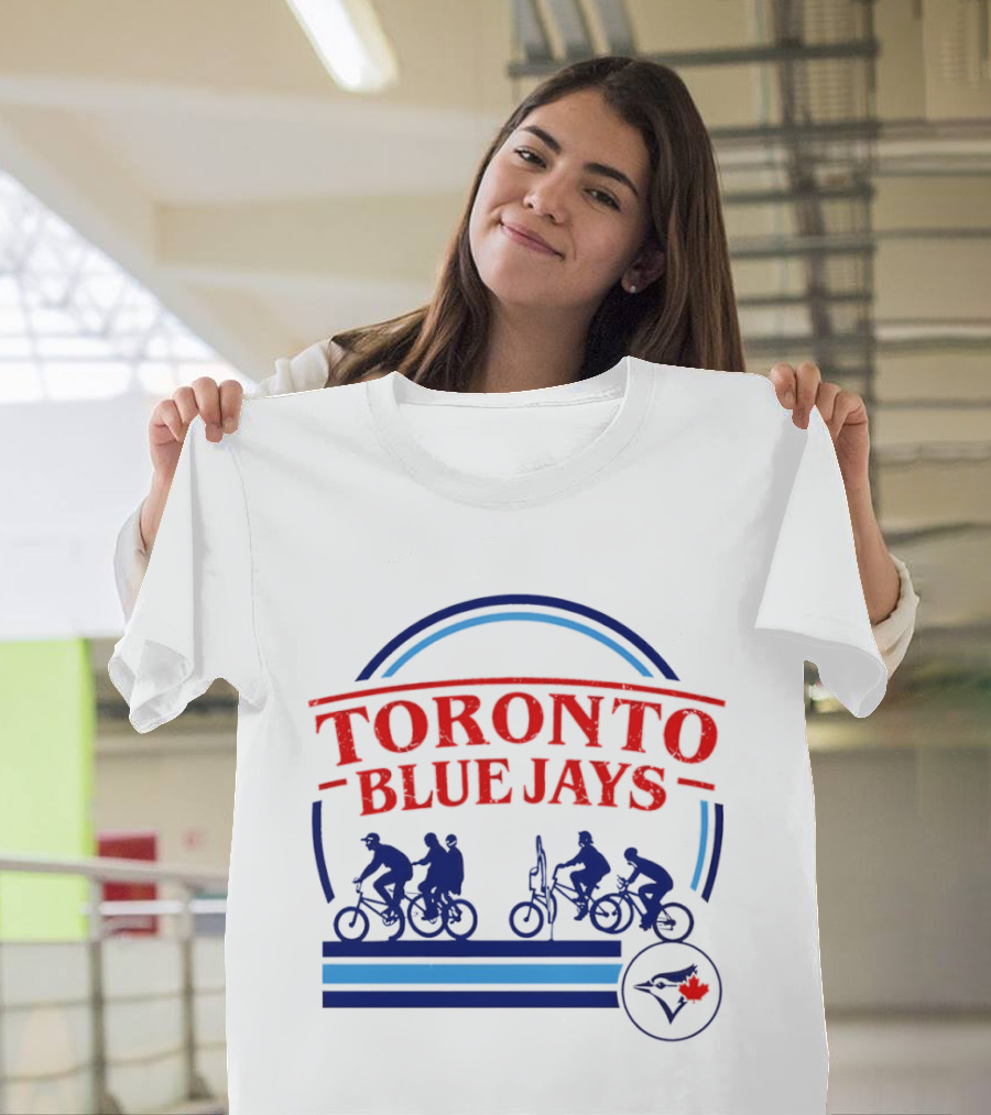 Toronto Blue Jays Stranger Things Bike Crew MLB 2026 T-Shirt
