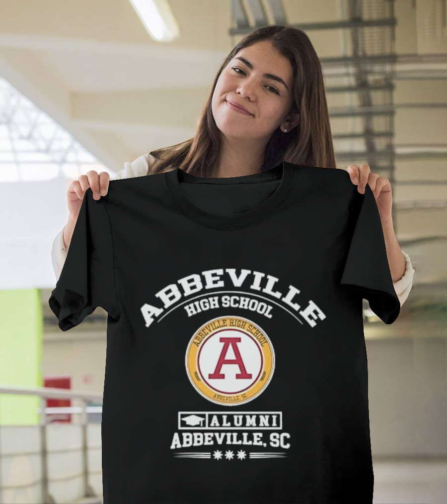 Abbeville High School Alumni A Emblem Abbeville SC Graduation T-Shirt