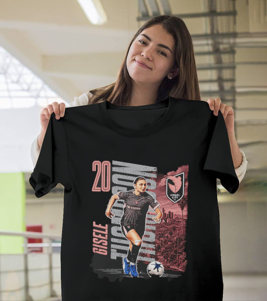 20 Gisele Thompson Angel City FC Soccer Skyline T-Shirt