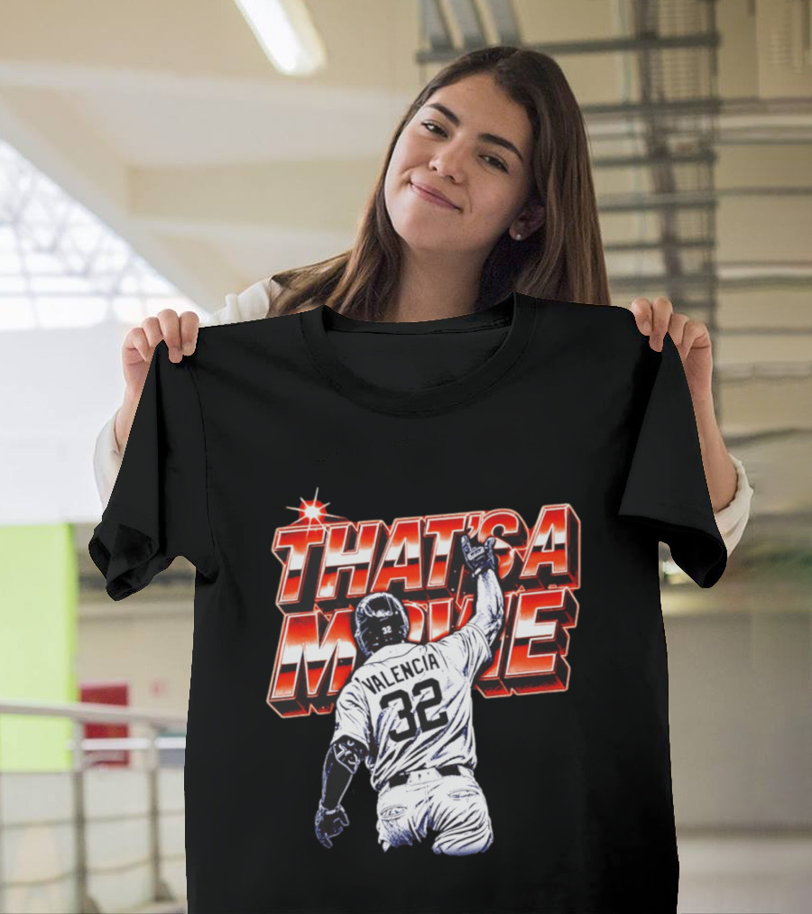 Eduardo Valencia 32 Detroit Tigers That's A Movie T-Shirt