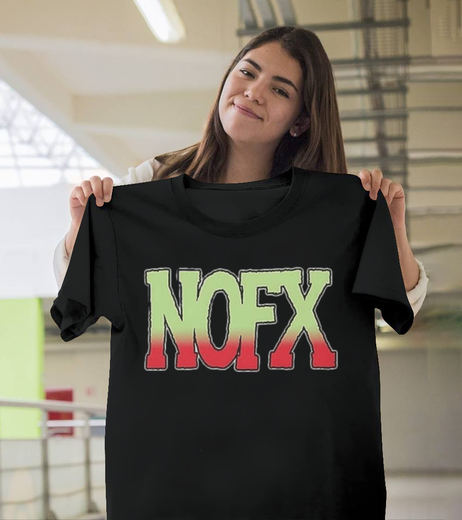 NOFX Ribbed Tour 1991 Vintage Style Nostalgic Punk Band Merch T-Shirt