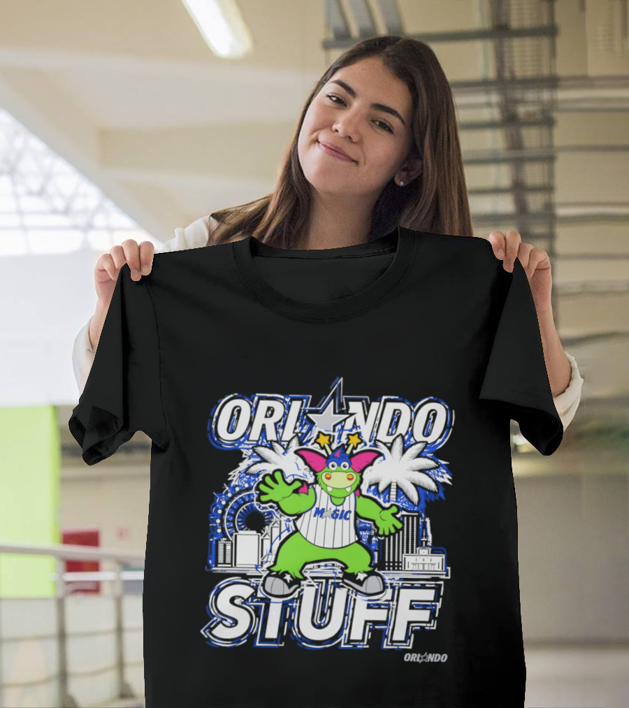 Orlando Magic Stuff Mascot NBA Basketball Fantasy Fun T-Shirt