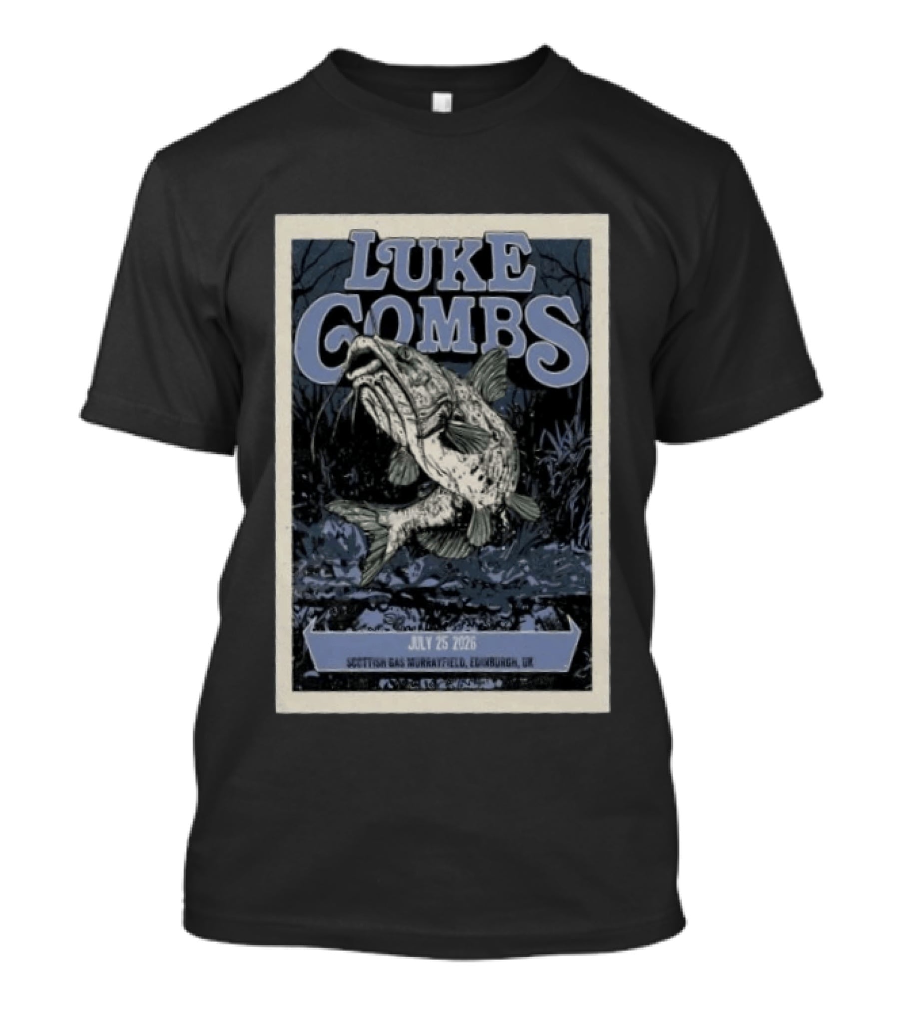 Luke Combs Scottish Gas Murrayfield Edinburgh UK July 25 2026 T-Shirt