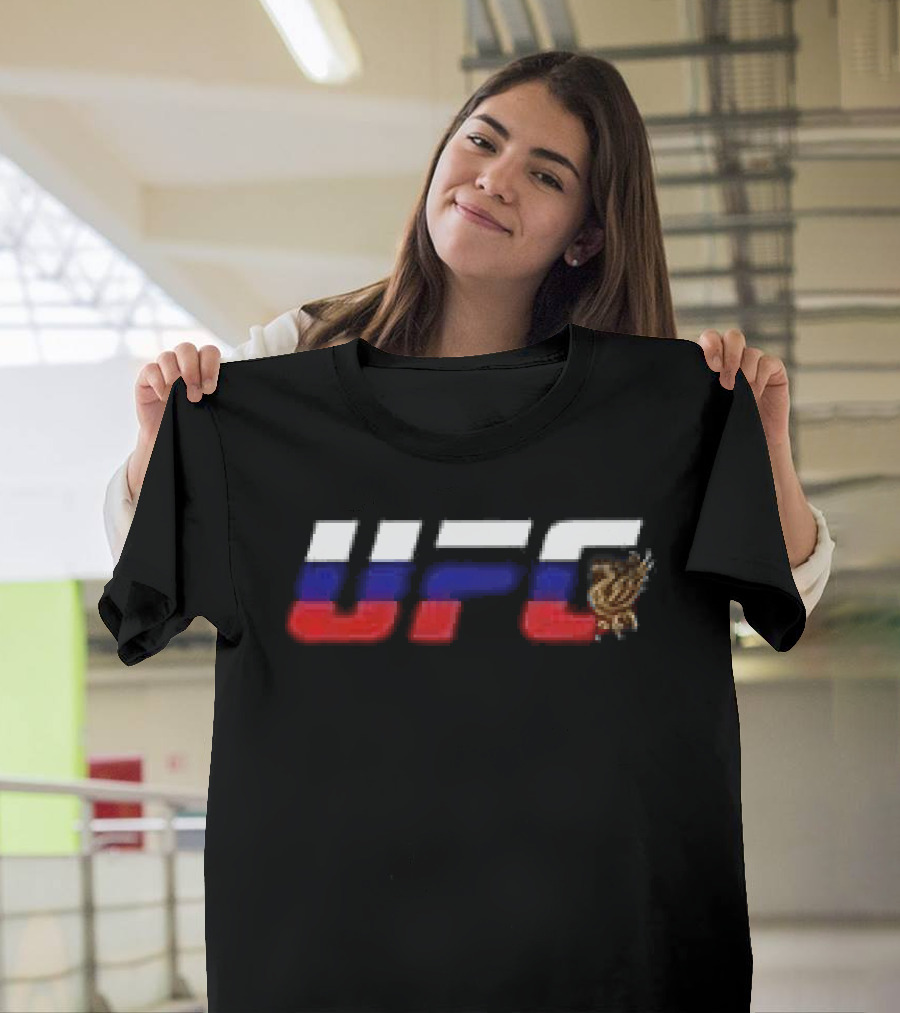 Dagestan UFC 330 Russian Flag T-Shirt