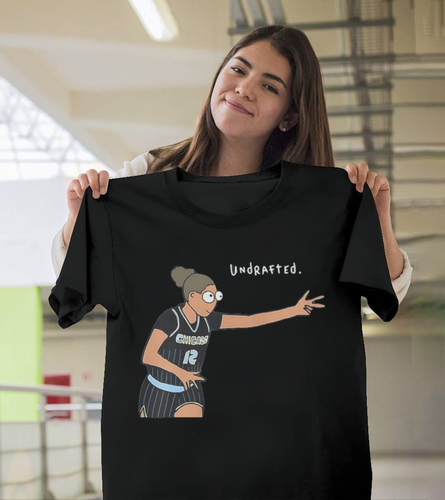 Undrafted Sydney Taylor Chicago Sky WNBA Basketball Player 12 T-Shirt