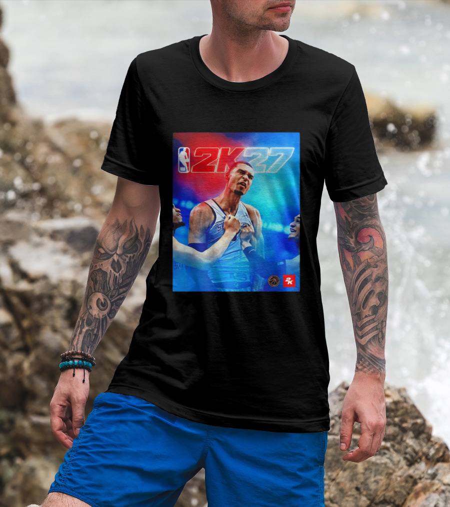 NBA 2K27 Victor Wembanyama San Antonio Spurs T-Shirt