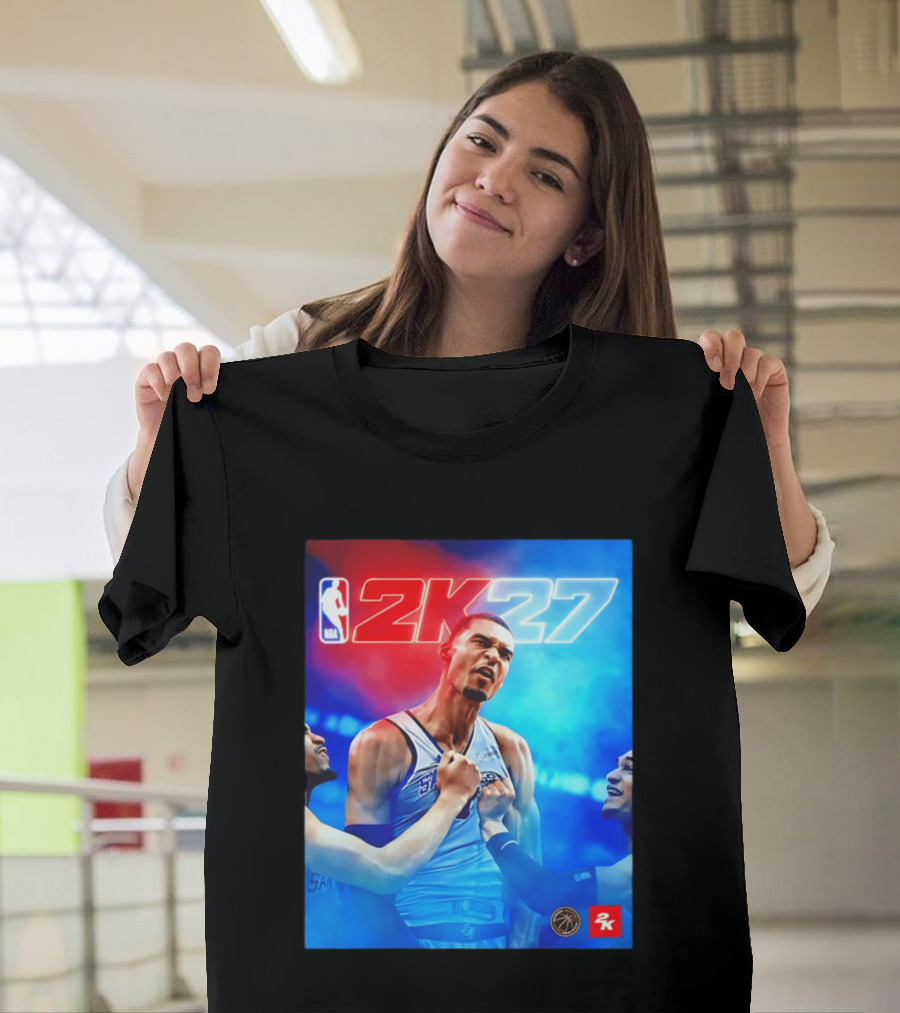 NBA 2K27 Victor Wembanyama San Antonio Spurs T-Shirt