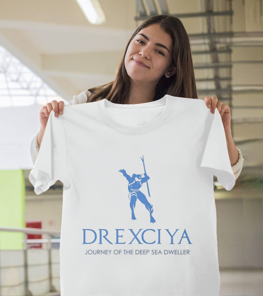 Drexciya Journey Of The Deep Sea Dweller Blue Diver T-Shirt