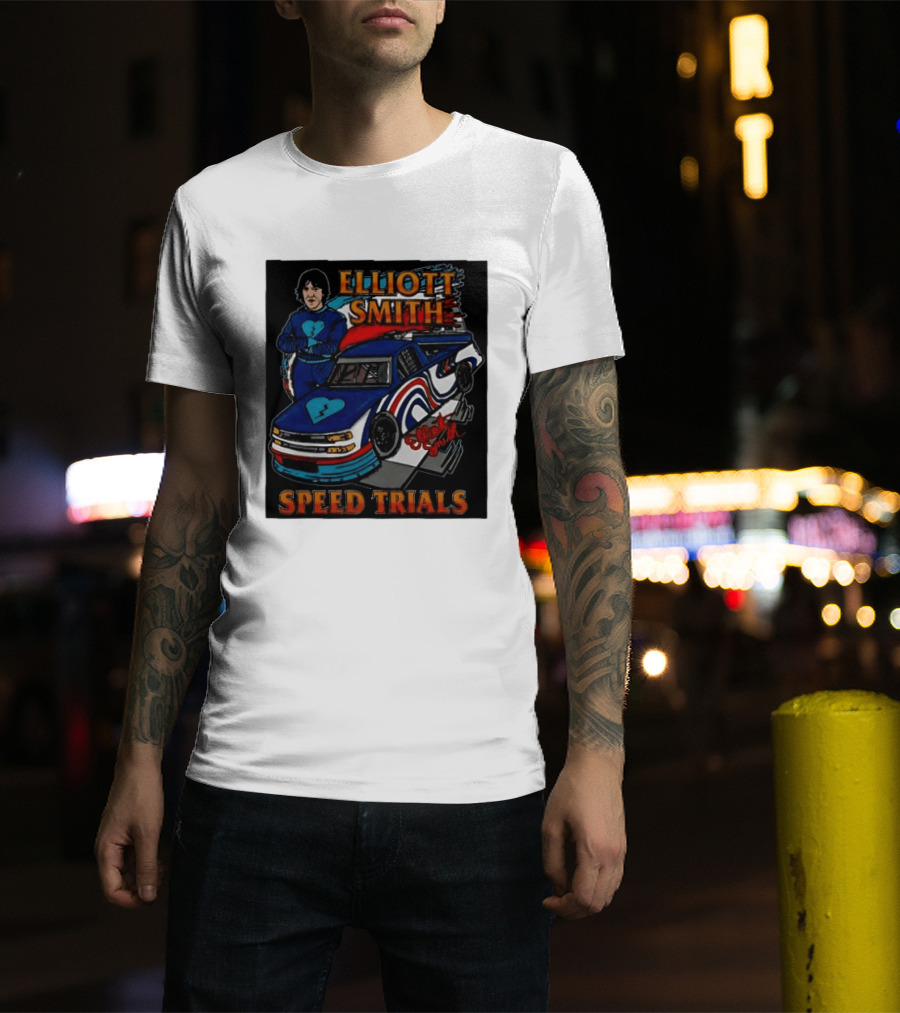 Elliott Smith Speed Trials Racing Car T-Shirt