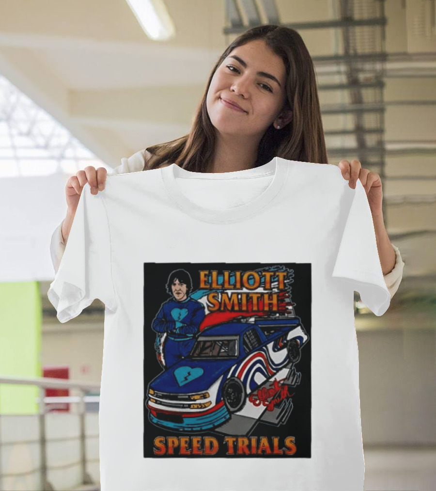 Elliott Smith Speed Trials Racing Car T-Shirt