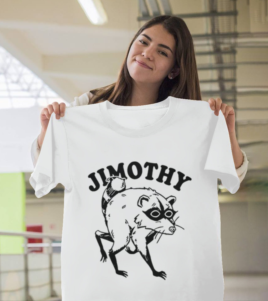 Jimothy Raccoon Doodle Sketch T-Shirt