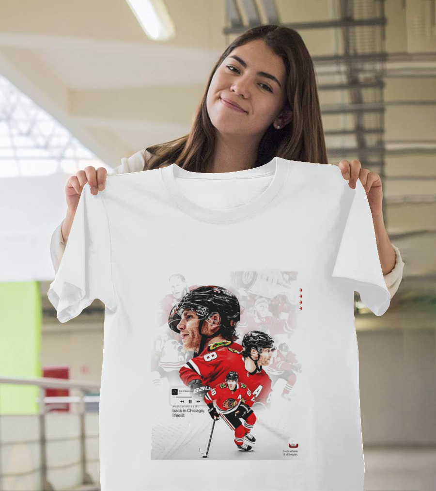Patrick Kane Chicago Blackhawks Back Where It All Began End Of Beginning 88 T-Shirt