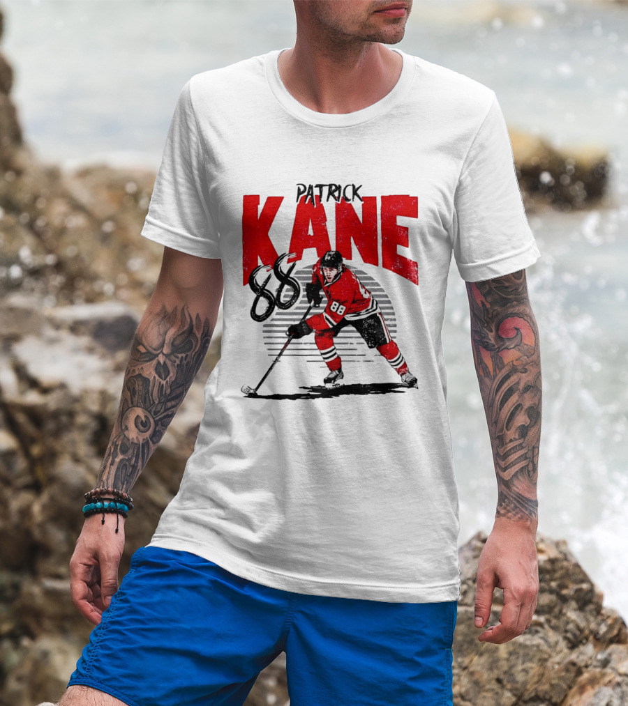 Patrick Kane 88 Chicago Blackhawks Hockey Player Victory T-Shirt