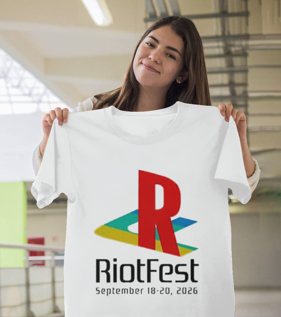 Riot Fest 2026 September 18 20 Colorful R T-Shirt