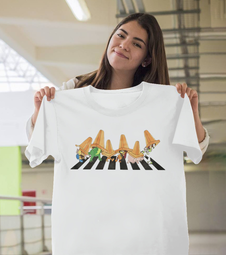 Toy Story Disney Family Trip Abbey Road 2026 Characters Crossing Road T-Shirt
