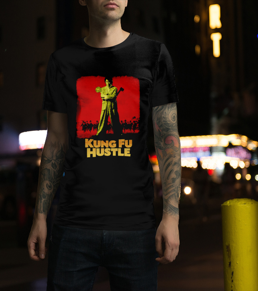 Kung Fu Hustle Axe Lollipop Scene Red T-Shirt