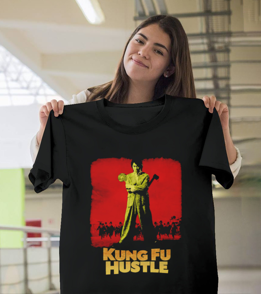 Kung Fu Hustle Axe Lollipop Scene Red T-Shirt