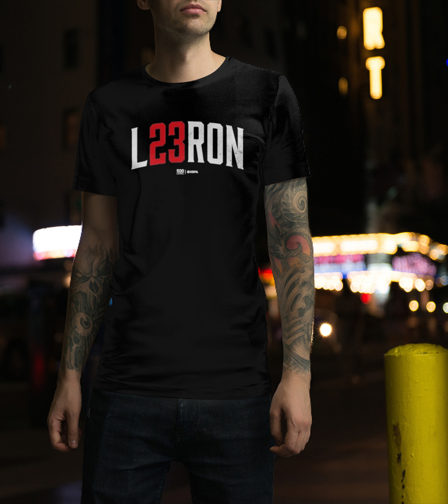 LeBron L23RON 23 Number Sports T-Shirt