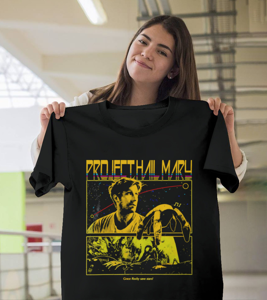 Project Hail Mary Rocky Grace Save The Stars T-Shirt