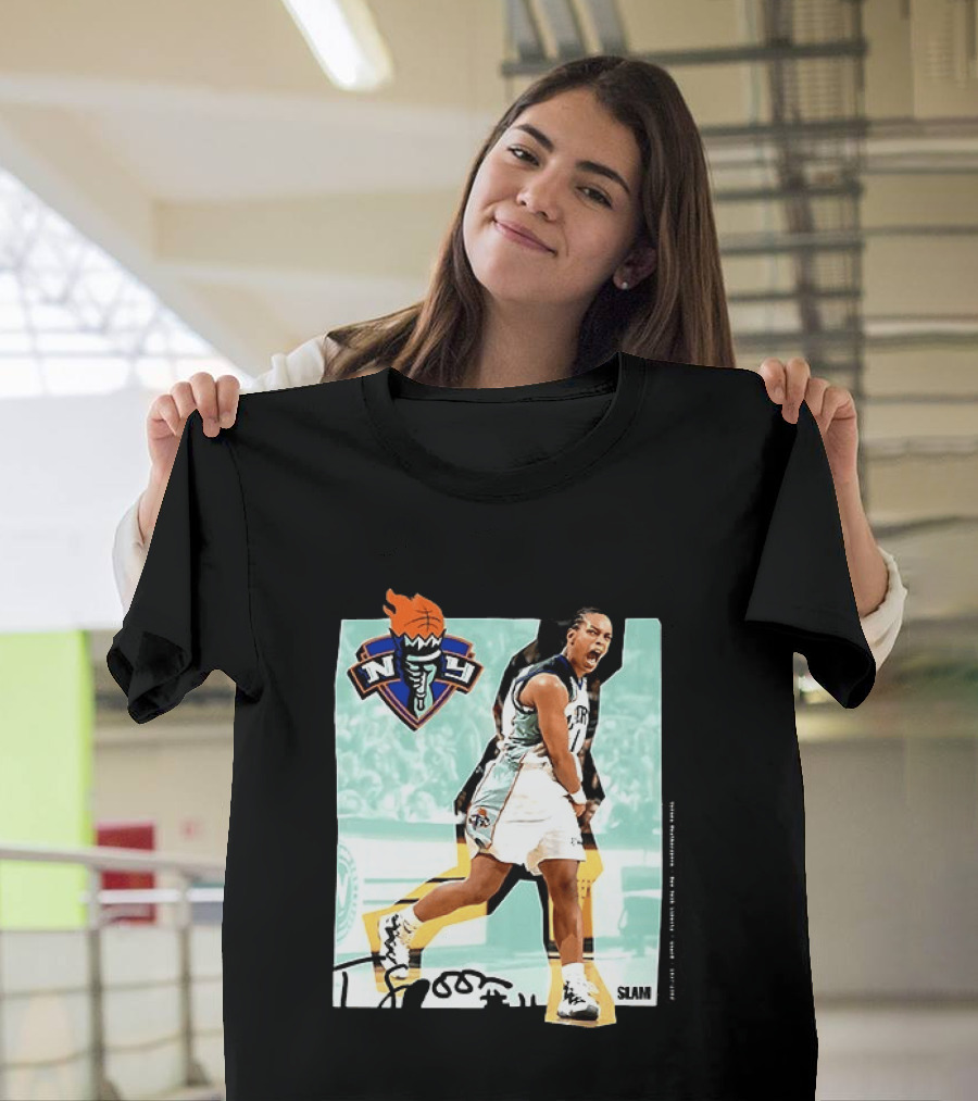 WNBA Legends Teresa Weatherspoon New York Liberty SLAM T-Shirt