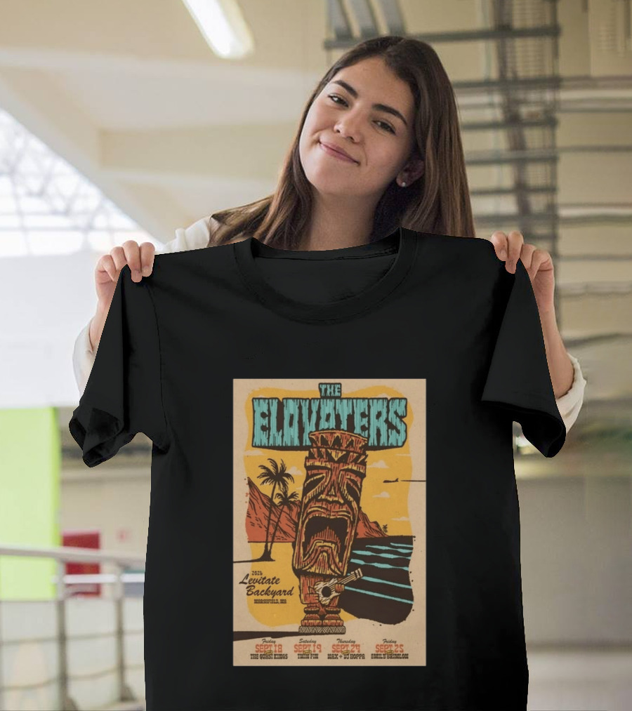 The Elovaters 2026 Levitate Backyard Marshfield MA Event With The Guess Who Max DJ Boppa Emily Rose Sept 18 25 T-Shirt