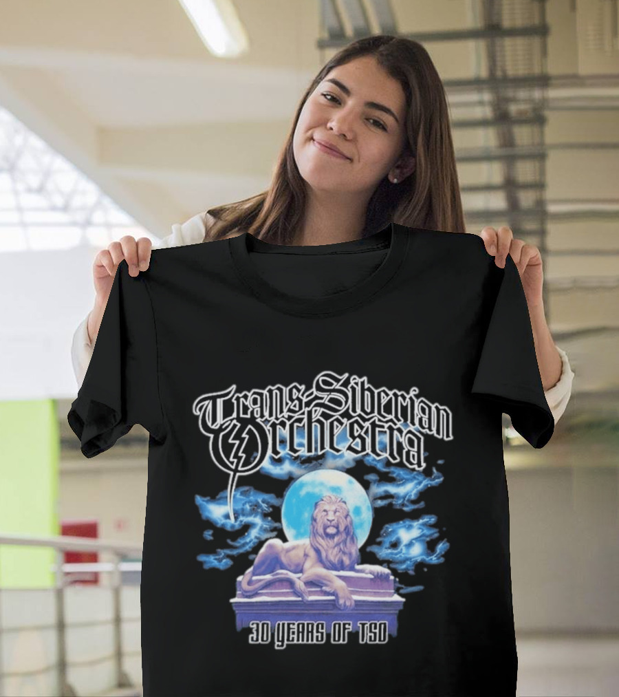 Trans Siberian Orchestra 30 Years Of TSO With Lion And Moon T-Shirt