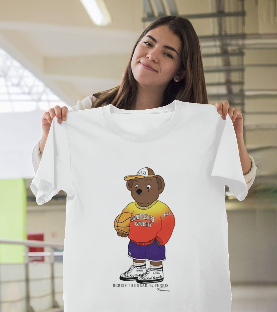 Berris The Bear Basketball Do Not Disturb University Giannis Antetokounmpo T-Shirt