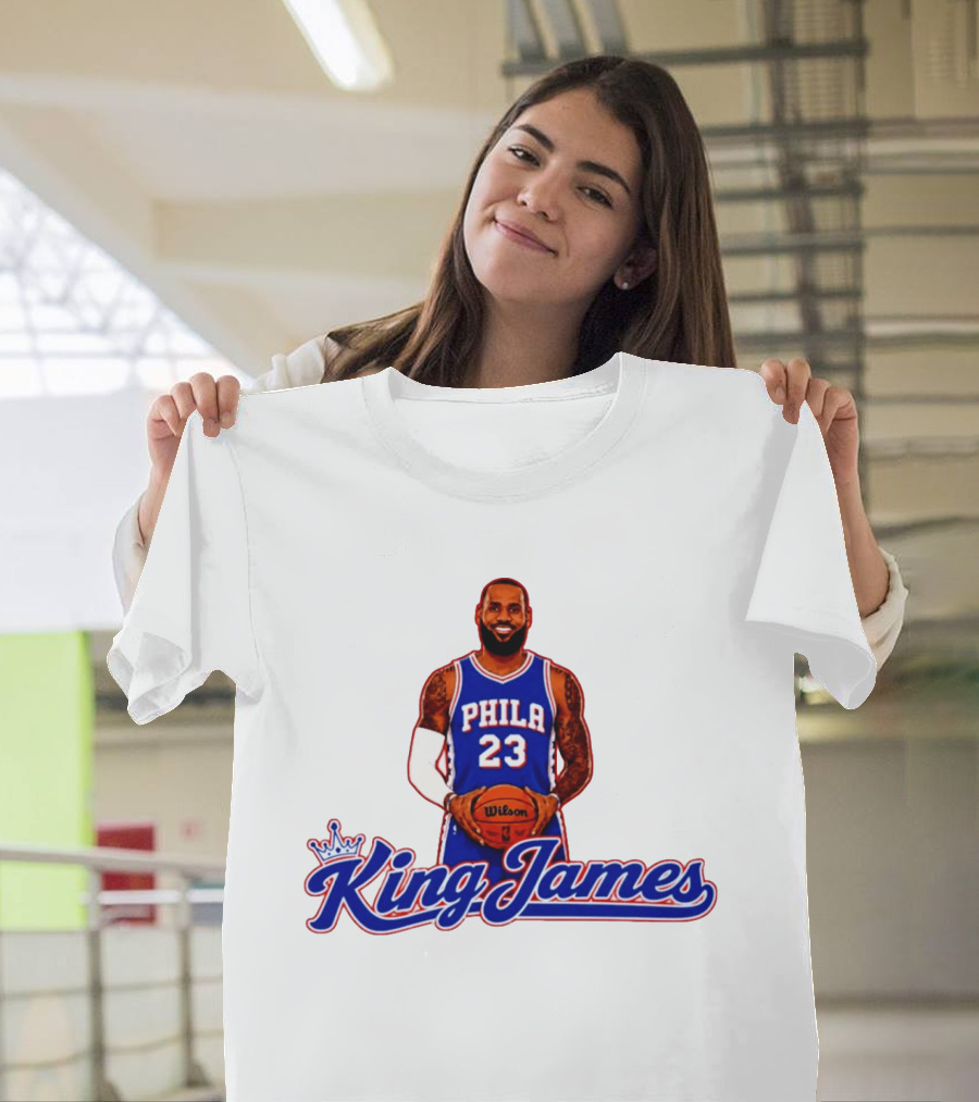 King James Philly 23 Basketball Legend T-Shirt
