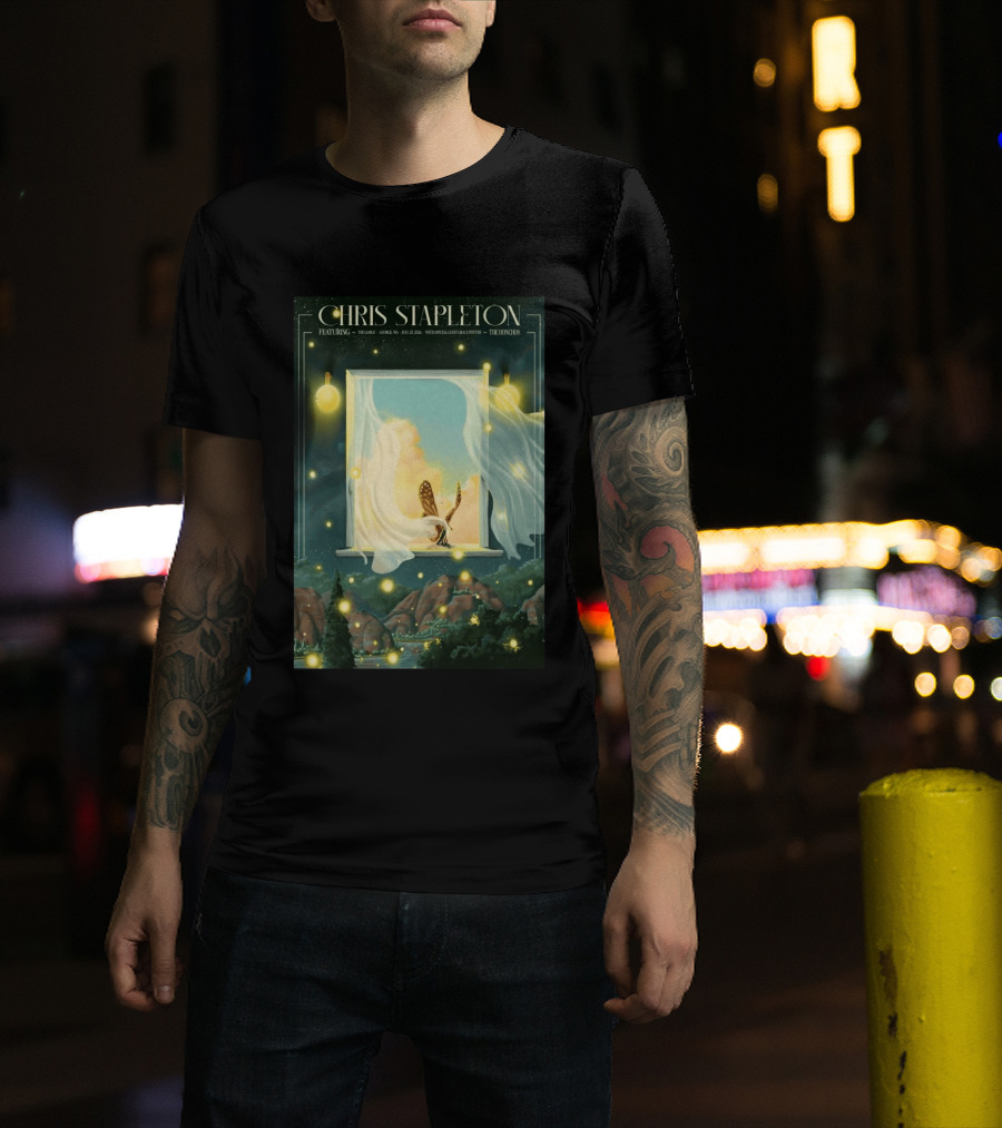 Chris Stapleton Featuring The Gorge George WA July 25 2026 With Special Guest Grace Potter The Honchos T-Shirt